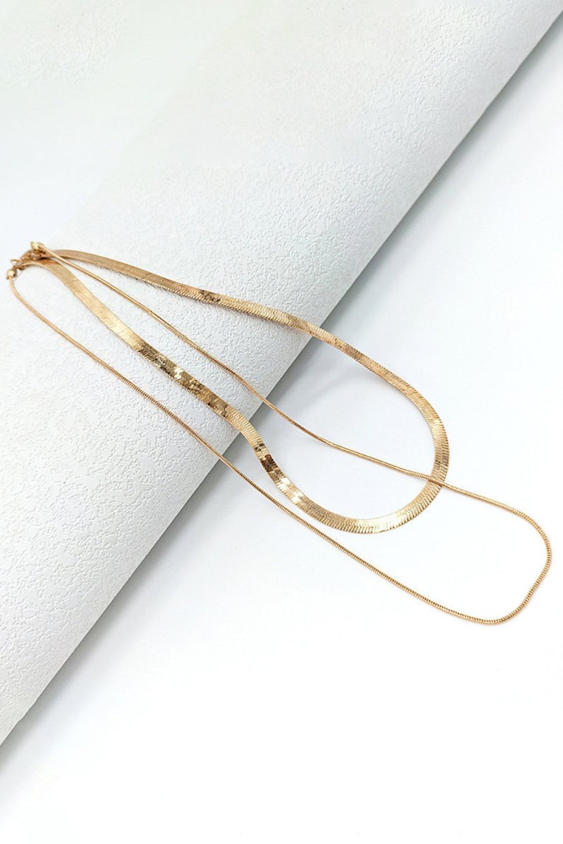 Bohemian Gold Layered Necklace