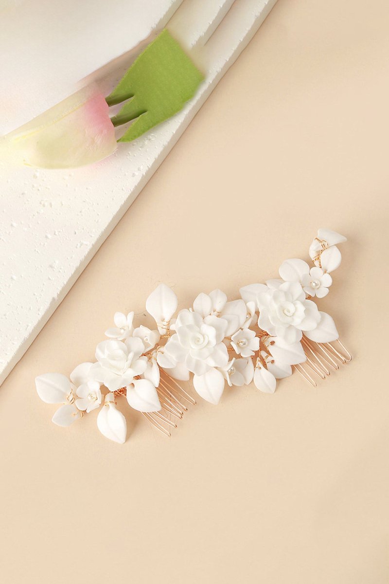 Bridal Leaf Hair Comb Set