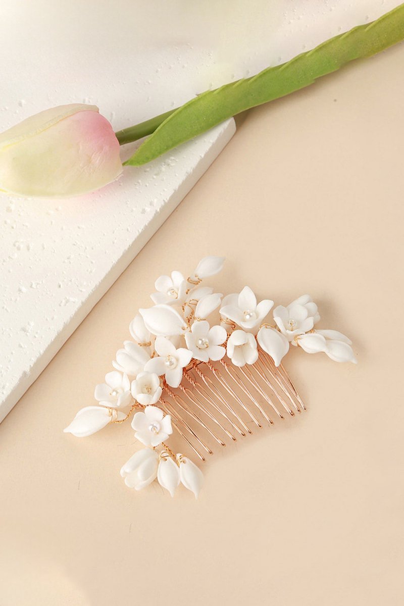 Bridal Leaf Hair Comb