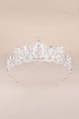 Bronze Princess Rhinestone Crowns for Women