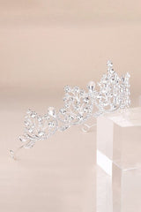 Bronze Princess Rhinestone Crowns for Women