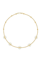 Daisy Pearl Necklace