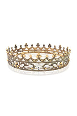 Full Crystal King Prom Tiara