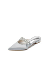 Glitter Crystal Embellished Kitten Sandals