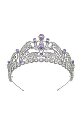 Gold Cubic Zirconia Bridal Tiara