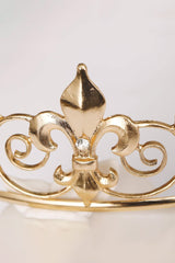 Gold Full Round King Crown