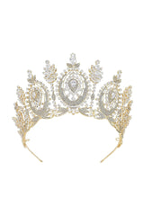 Gold Large Cubic Zirconia Crowns