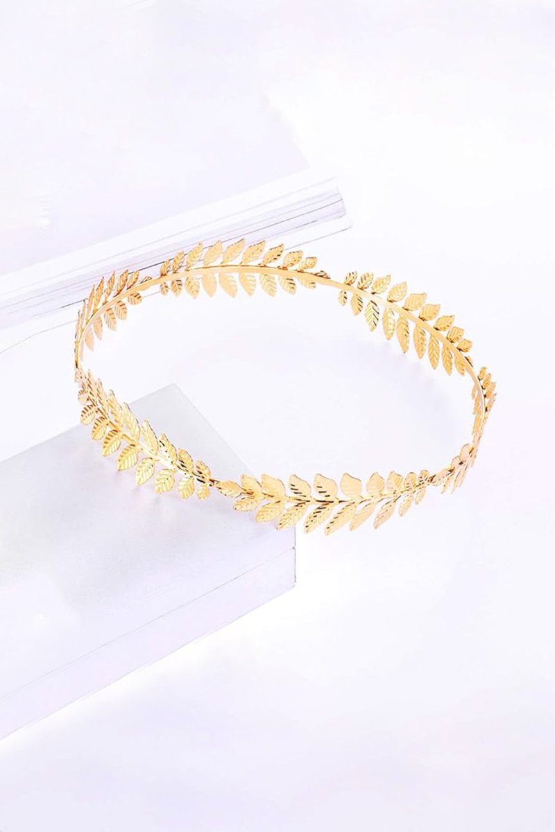 Gold Leaf Branch Crown