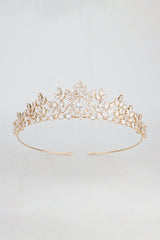 Gold Zirconia Queen Crown