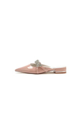 High Heels Nude Pink with Silver Embellishments