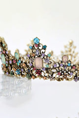 Jeweled Baroque Queen Crown