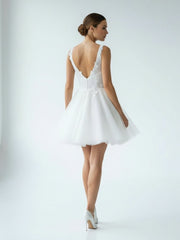 Elegant A-Line Sweetheart Wedding Dress With Lace