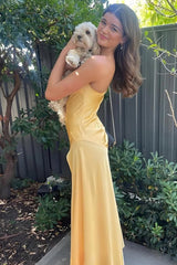 Sweetheart Long Sheath Prom Dress With Split