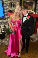 A Line Sweetheart Royal Blue Keyhole Long Prom Dress