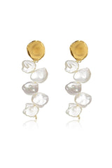 Long Baroque Pearl Earrings Tassel