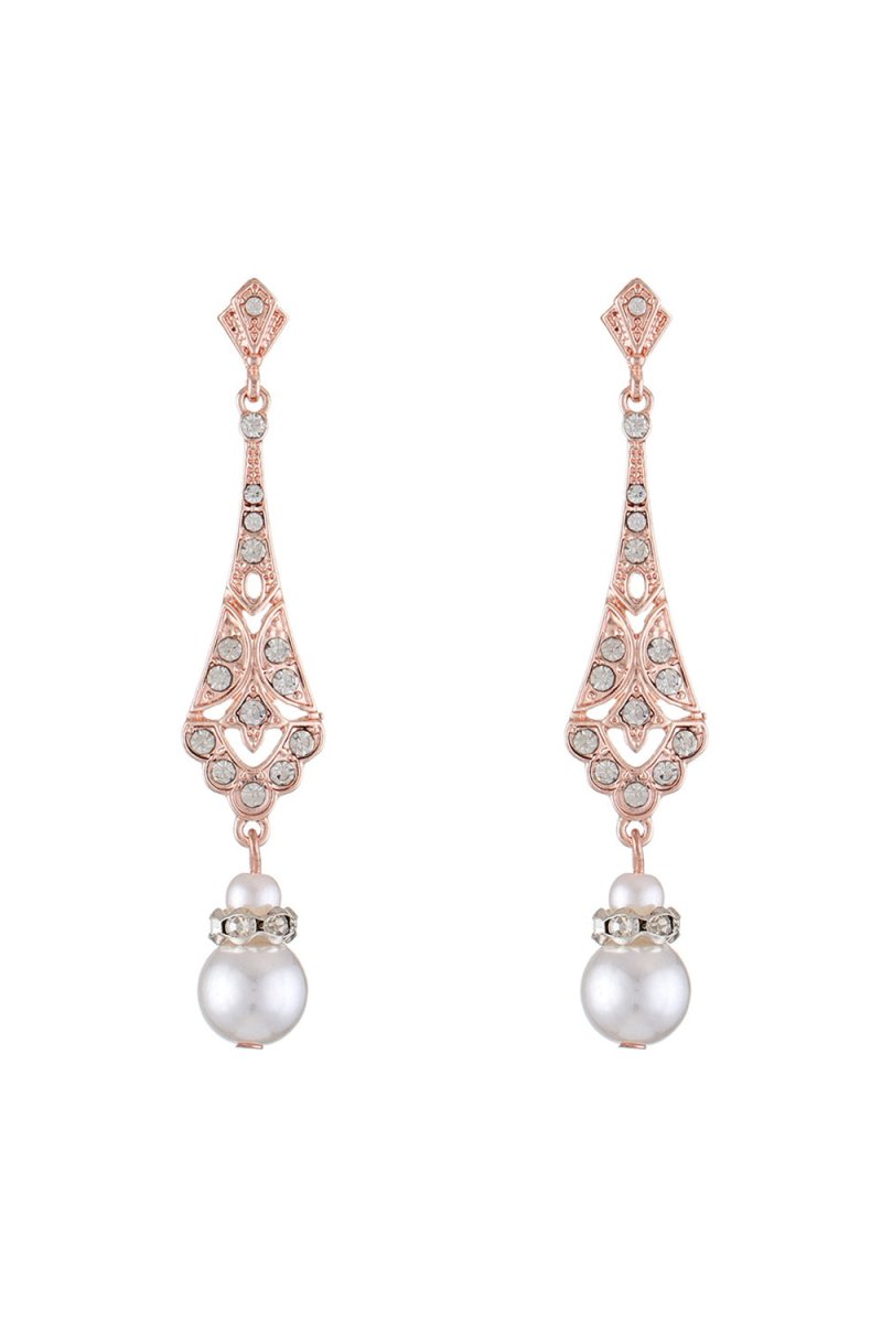 Pearl Dangle Drop Earrings
