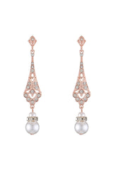 Pearl Dangle Drop Earrings