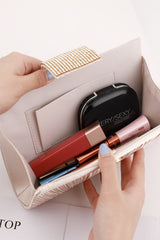 Pink Check Square Handbag