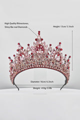 Pink Rhinestone Queen Tiara