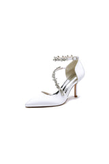 Pointed Toe Slingback Strap High Heel