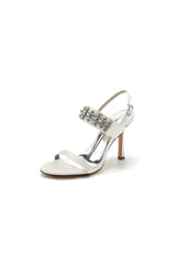 Rhinestone Beaded Ankle Straps Party Shoes