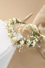 Vintage Boho Artificial Wedding Flowers Crown
